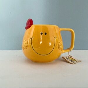 Vintage 1971 Roger Hargreaves Mr. Happy Mug by Schmid 485-011 Korea BX24